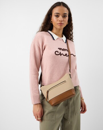 Accessorize Two Tone Canvas Crossbody