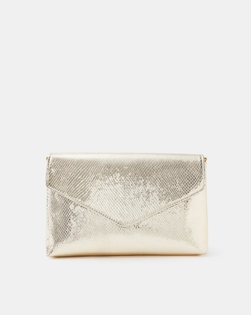 Accessorize Metallic Envelope Crossbody