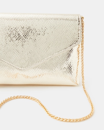Accessorize Metallic Envelope Crossbody