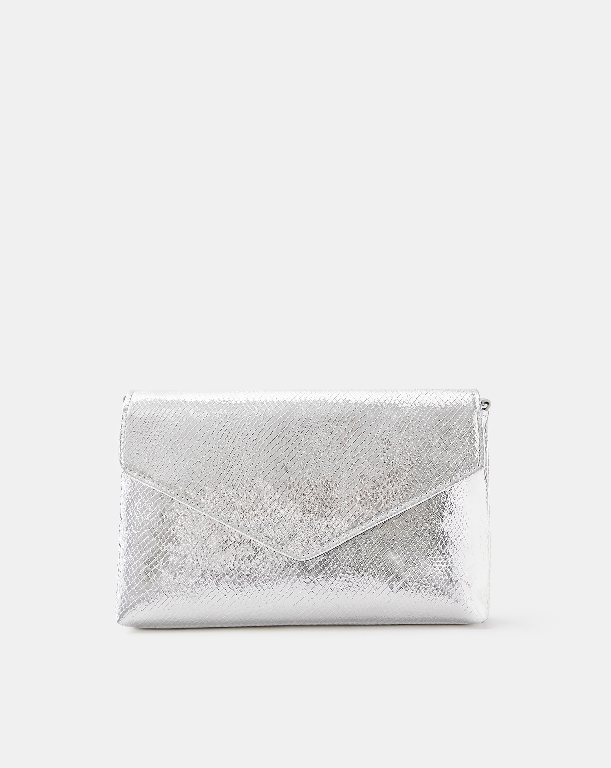 New In - Accessorize Metallic Envelope Crossbody