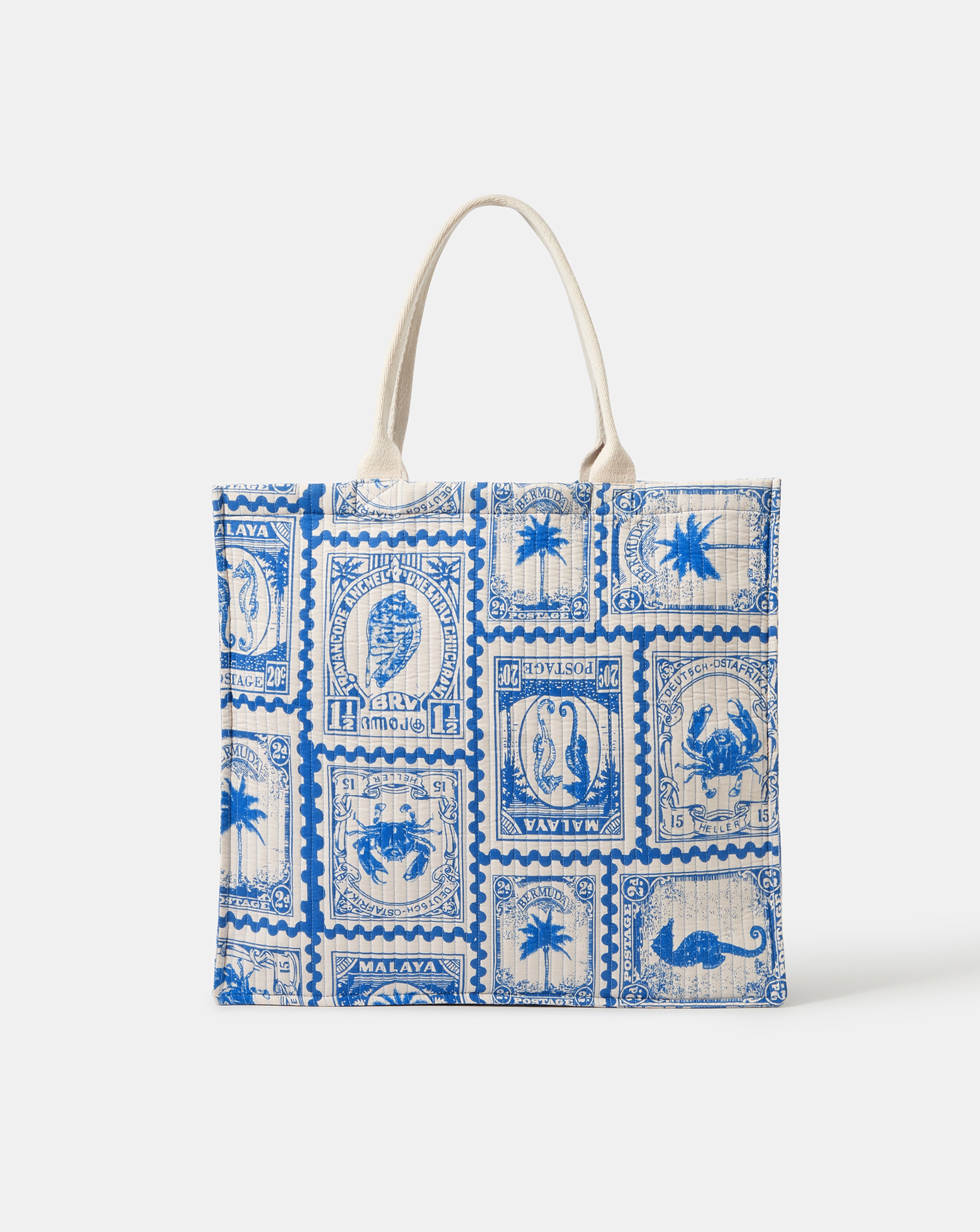 New In - Accessorize Stamp Print Quilted Bag