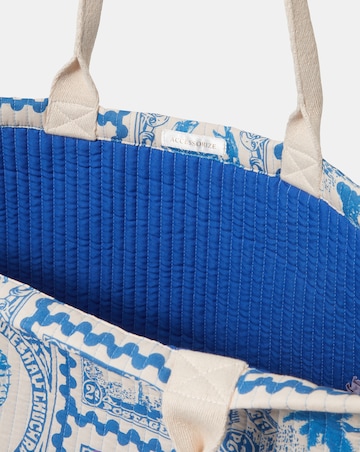 Accessorize Stamp Print Quilted Bag