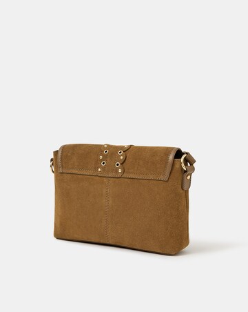 Accessorize Eyelet Suede Crossbody