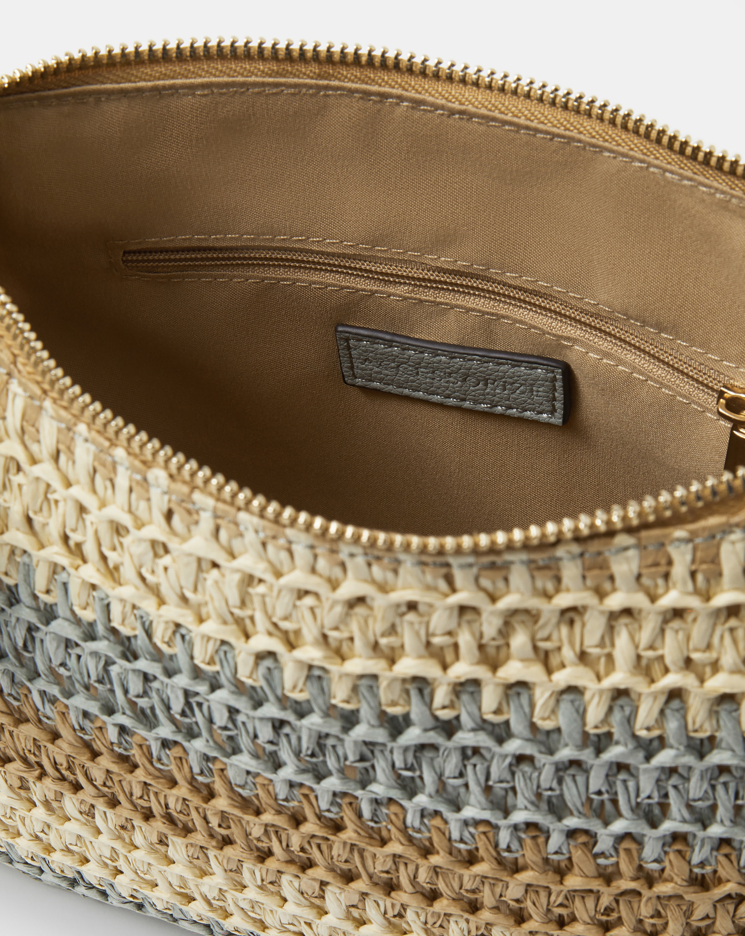 Accessorize Stripe Woven Cross Body Bag | JD Williams