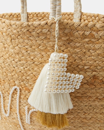 Accessorize Mrs Jute Beach Bag