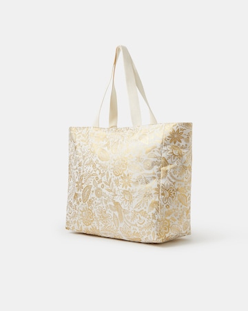 Accessorize Shimmer Paisley Tote Bag