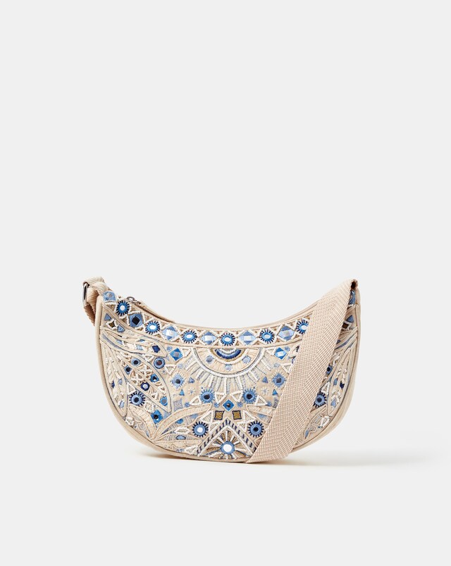 Accessorize Embroidered Sling Crossbody - Brights