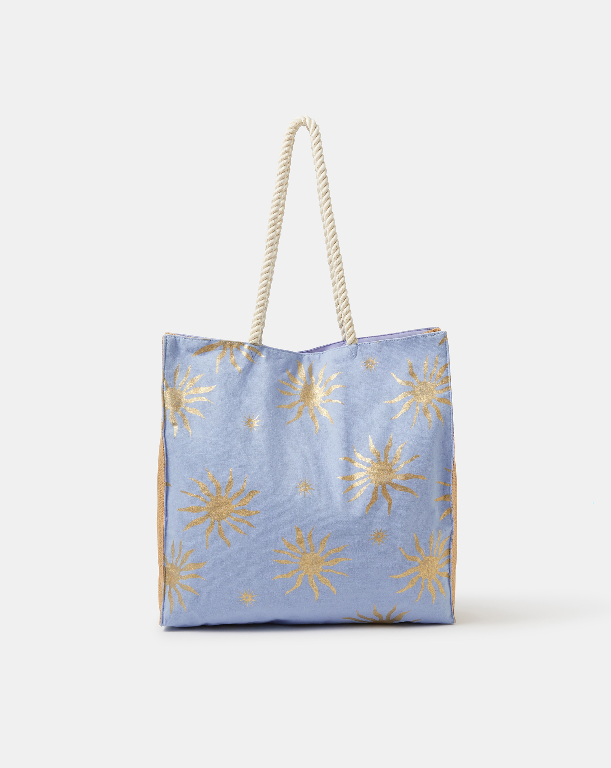 New In - Accessorize Sun Print Beach Tote Bag