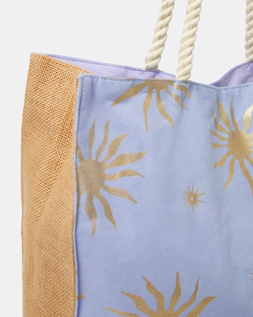 Accessorize Sun Print Beach Tote Bag