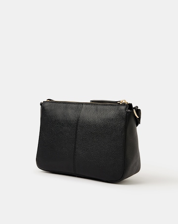 Accessorize Buckle Leather Crossbody Bag