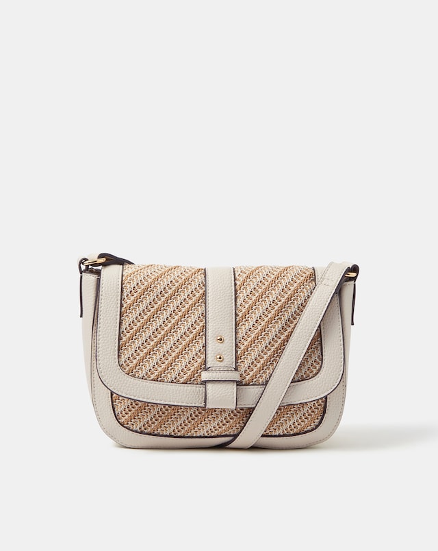 Accessorize Woven Crossbody Bag