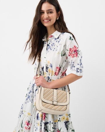 Accessorize Woven Crossbody Bag