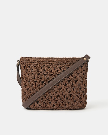 Accessorize Raffia Crossbody Bag