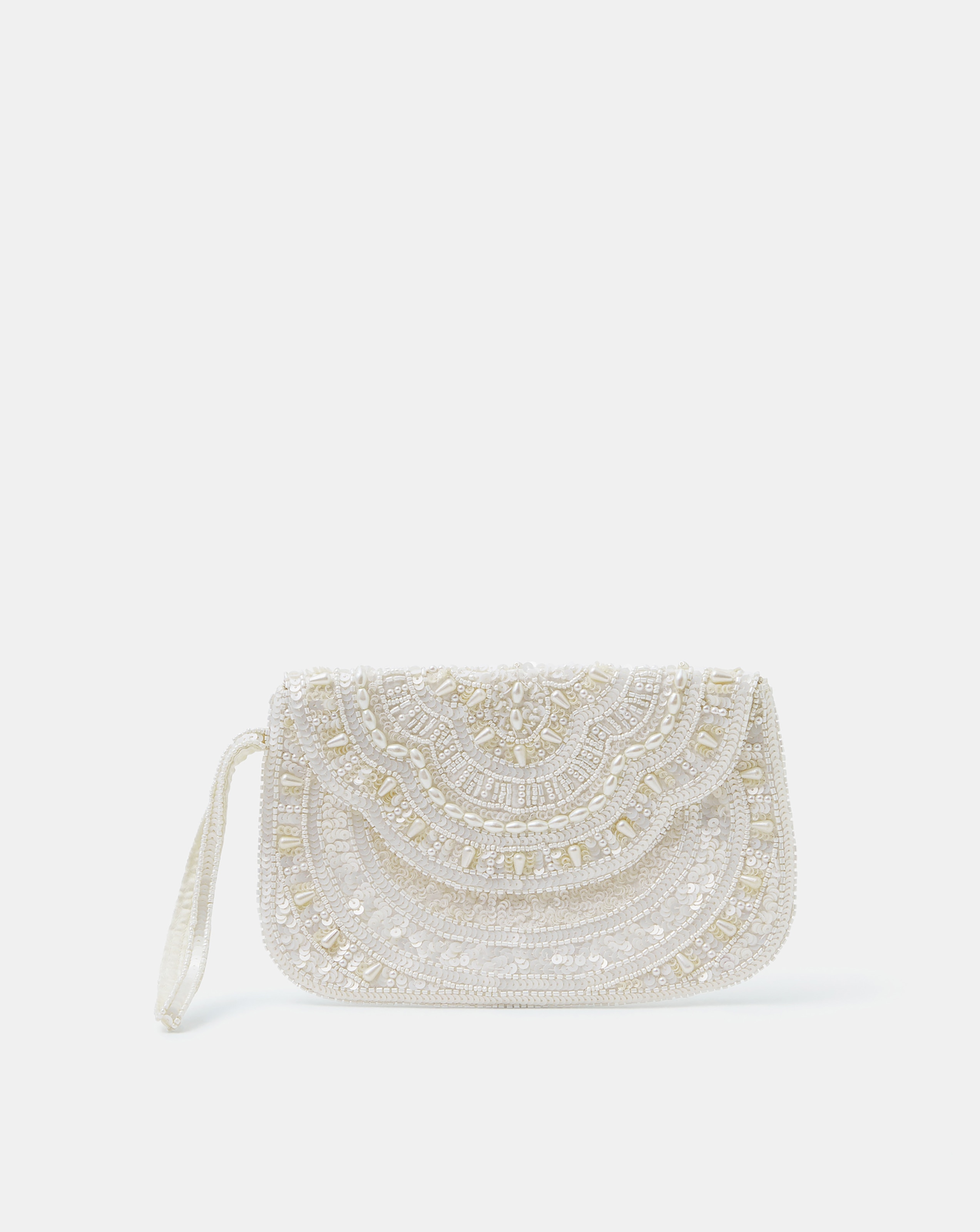 New In - Accessorize Pearl Beaded Clutch Bag