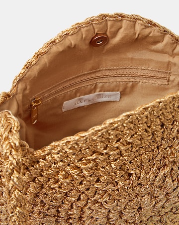 Accessorize Shell Macrame Crossbody Bag