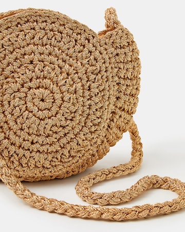 Accessorize Shell Macrame Crossbody Bag