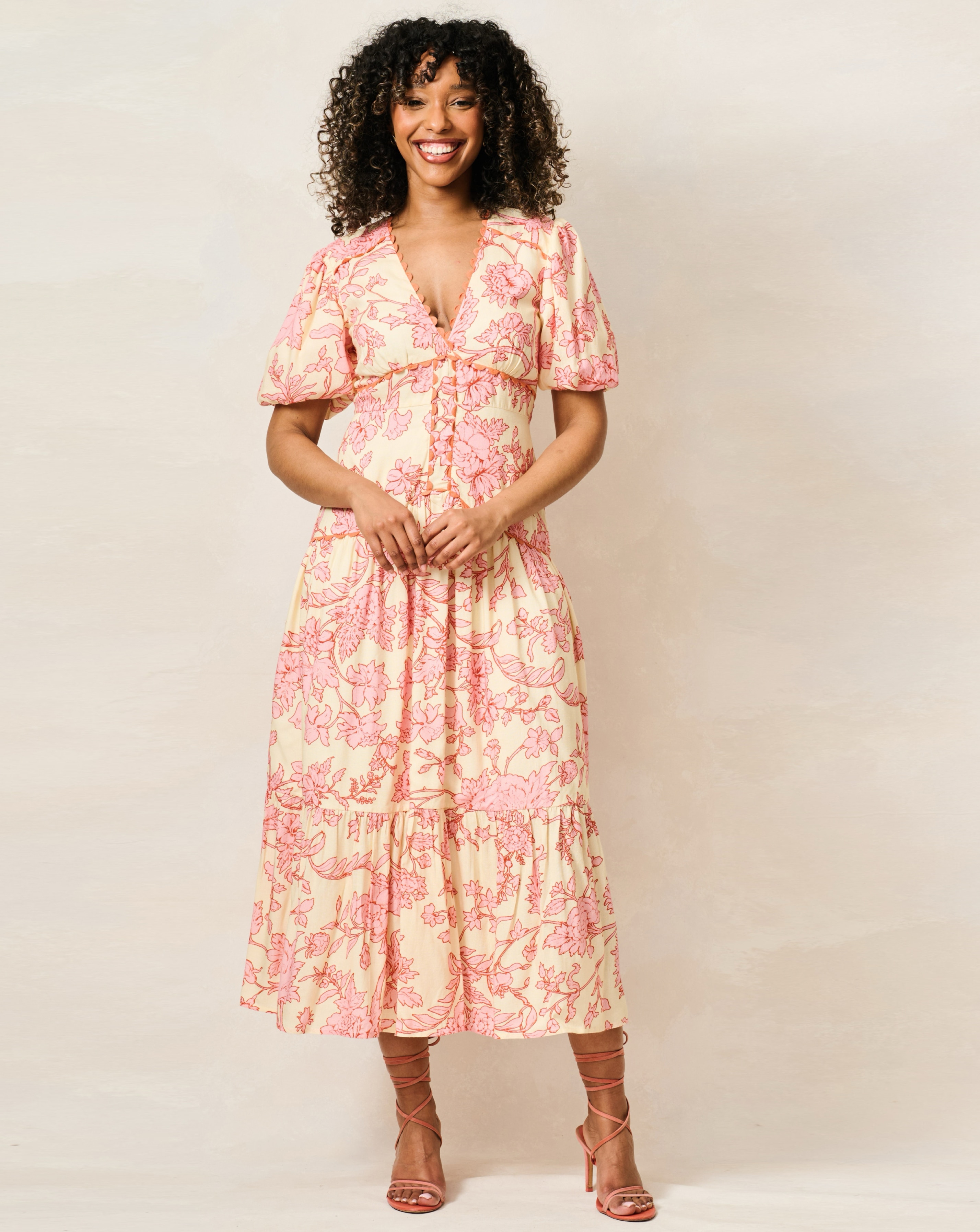 New In - HOPE & IVY HALIMA MIDAXI DRESS