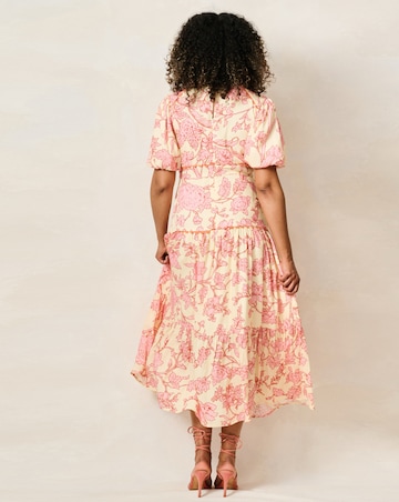 HOPE & IVY HALIMA MIDAXI DRESS