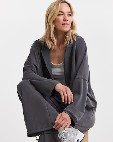 Sculpt Activewear Oversized Modal Zip Hoodie