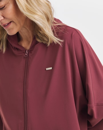 Sculpt Activewear Oversized Light Zip Through Jacket