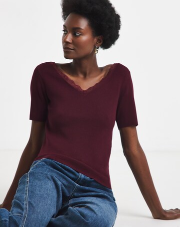 JdY Reverse Lace Knitted Jumper