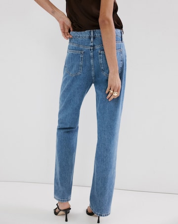 Mango Medium Rise Straight Jean