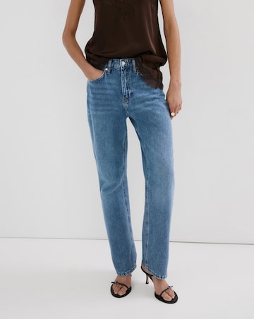 Mango Medium Rise Straight Jean