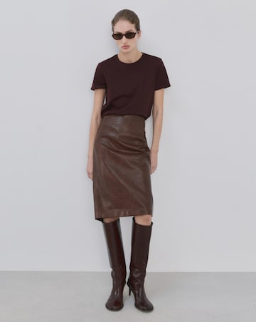 Mango Short Sleeved Cotton T-Shirt