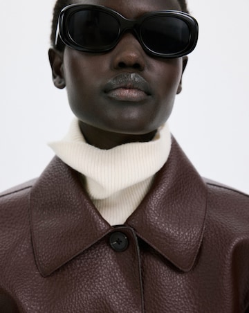 Mango Faux Leather Jacket