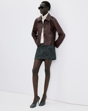 Mango Faux Leather Jacket