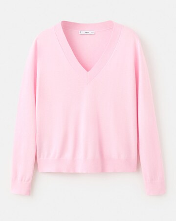 Mango V-Neck Knit Sweater