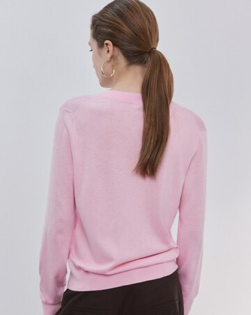 Mango V-Neck Knit Sweater