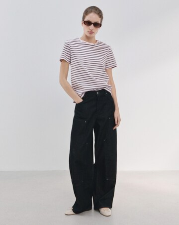 Mango Short Sleeved Cotton T-Shirt