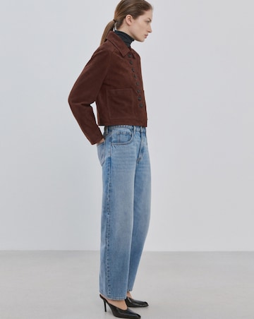 Mango High Waisted Barrel Jean