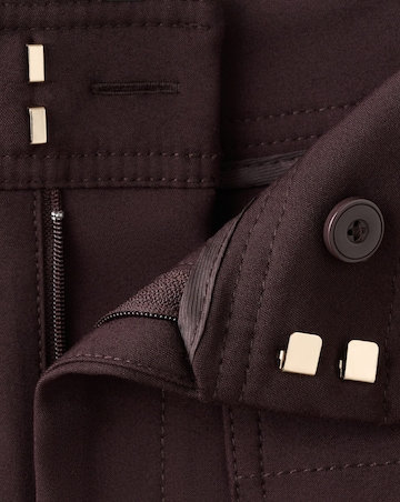 Mango Wide Leg Trouser With Button Detail