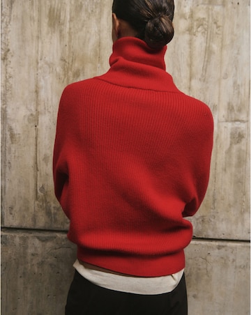 Mango Quarter Zip Knit Sweater