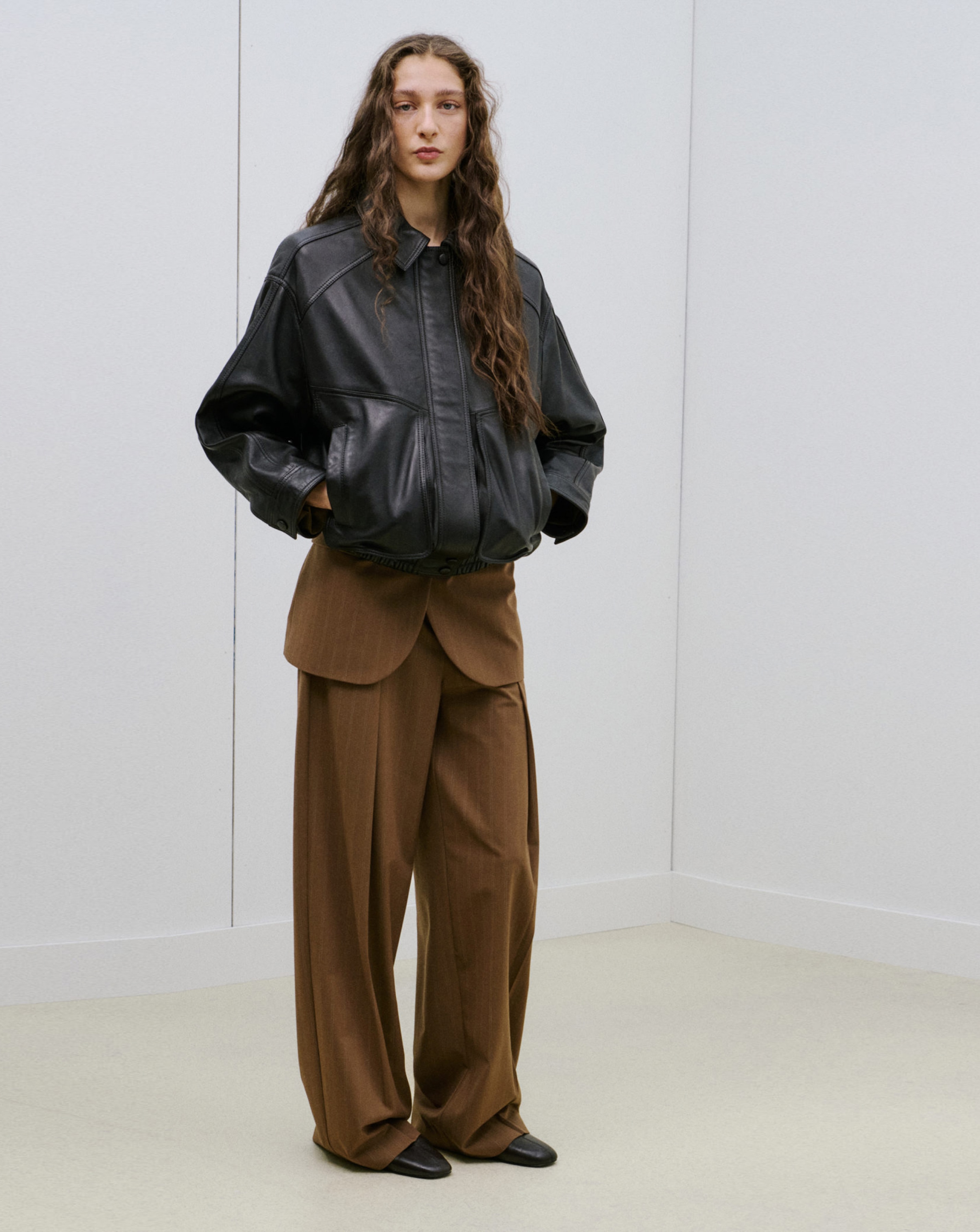 New In - Mango Wide Leg Striped Trouser