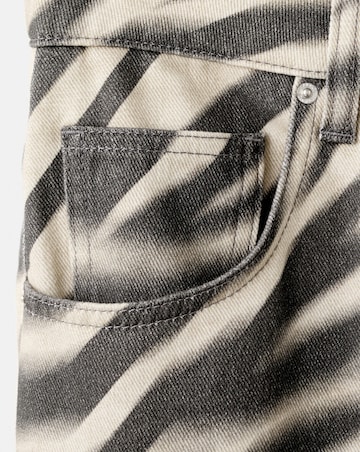 Mango Zebra Printed Jean