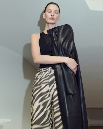 Mango Zebra Printed Jean