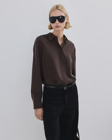 Mango Mid Rise Wide Leg Jean