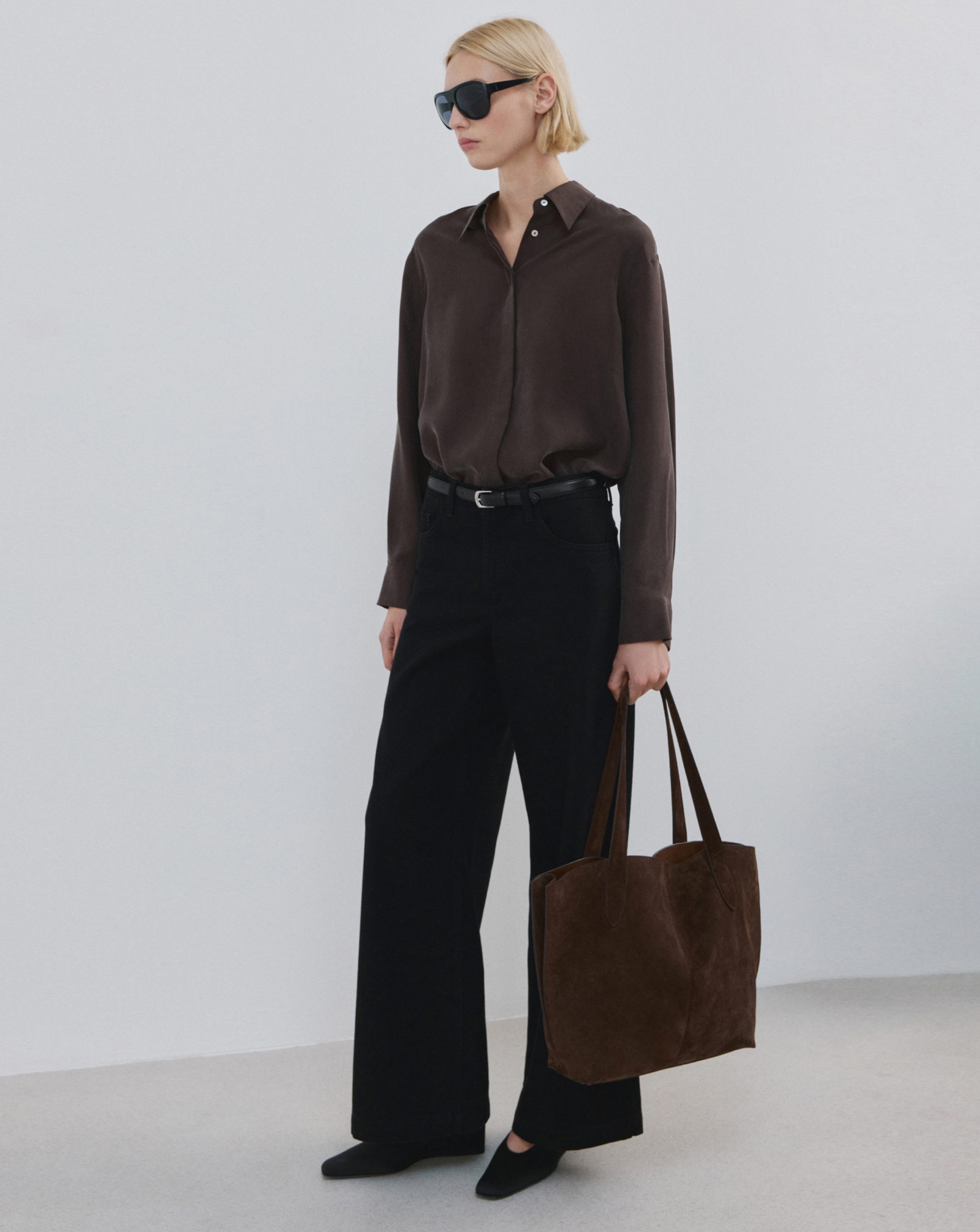 New In - Mango Mid Rise Wide Leg Jean