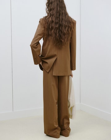 Mango Striped Blazer