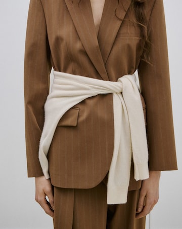 Mango Striped Blazer