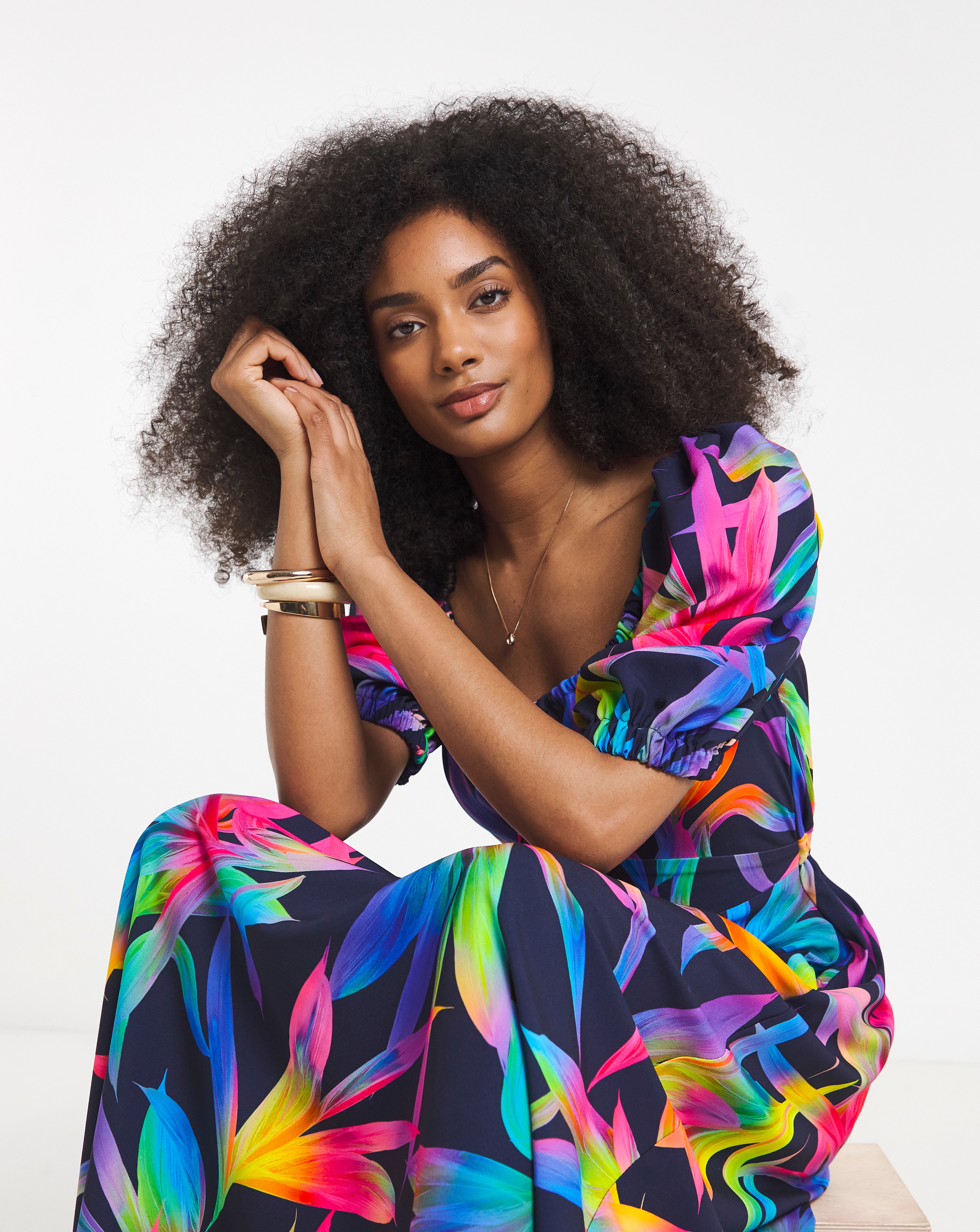 Twisted Wunder Midaxi Crepe Dress | JD Williams