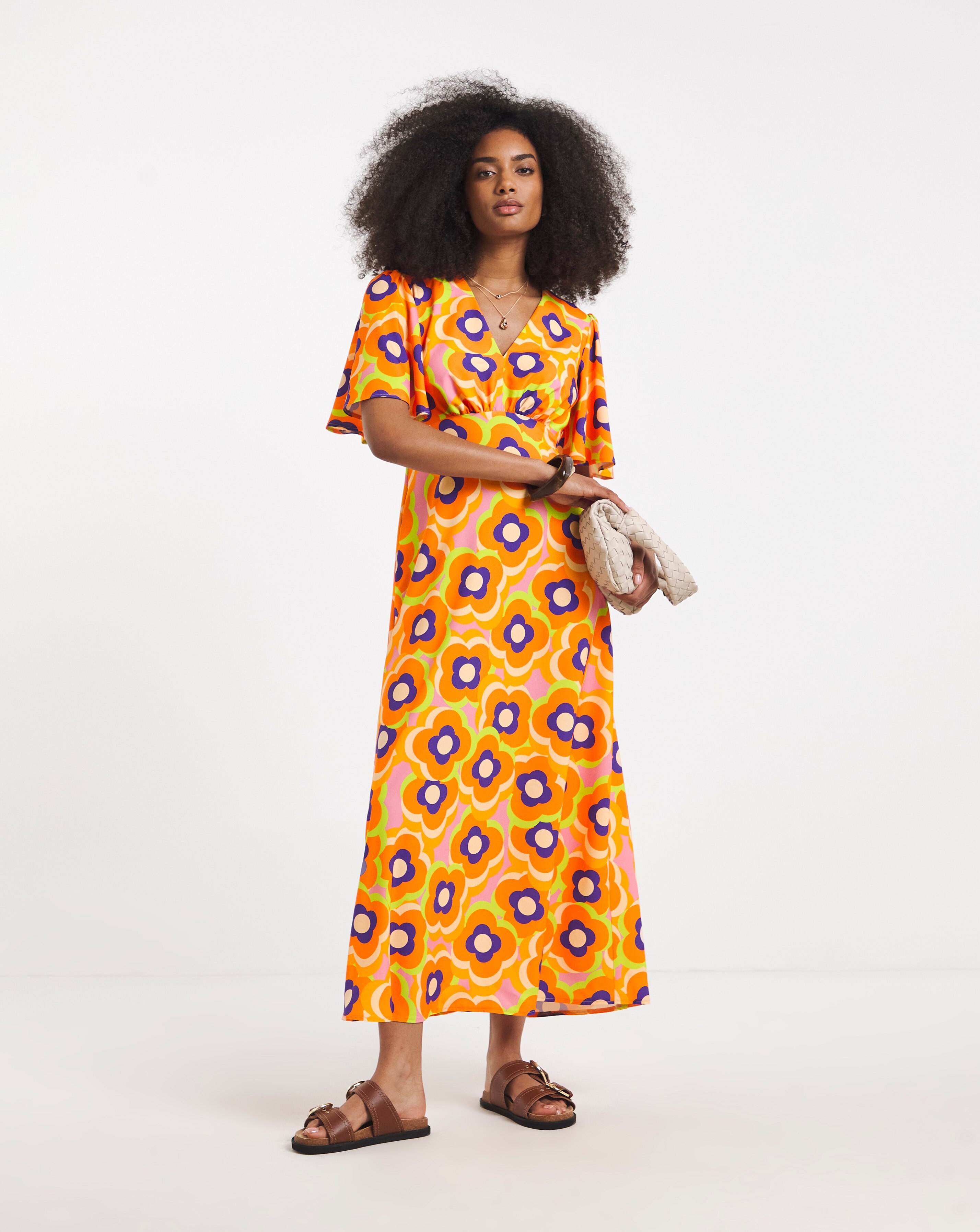 New In - Twisted Wunder Maxi Satin Dress