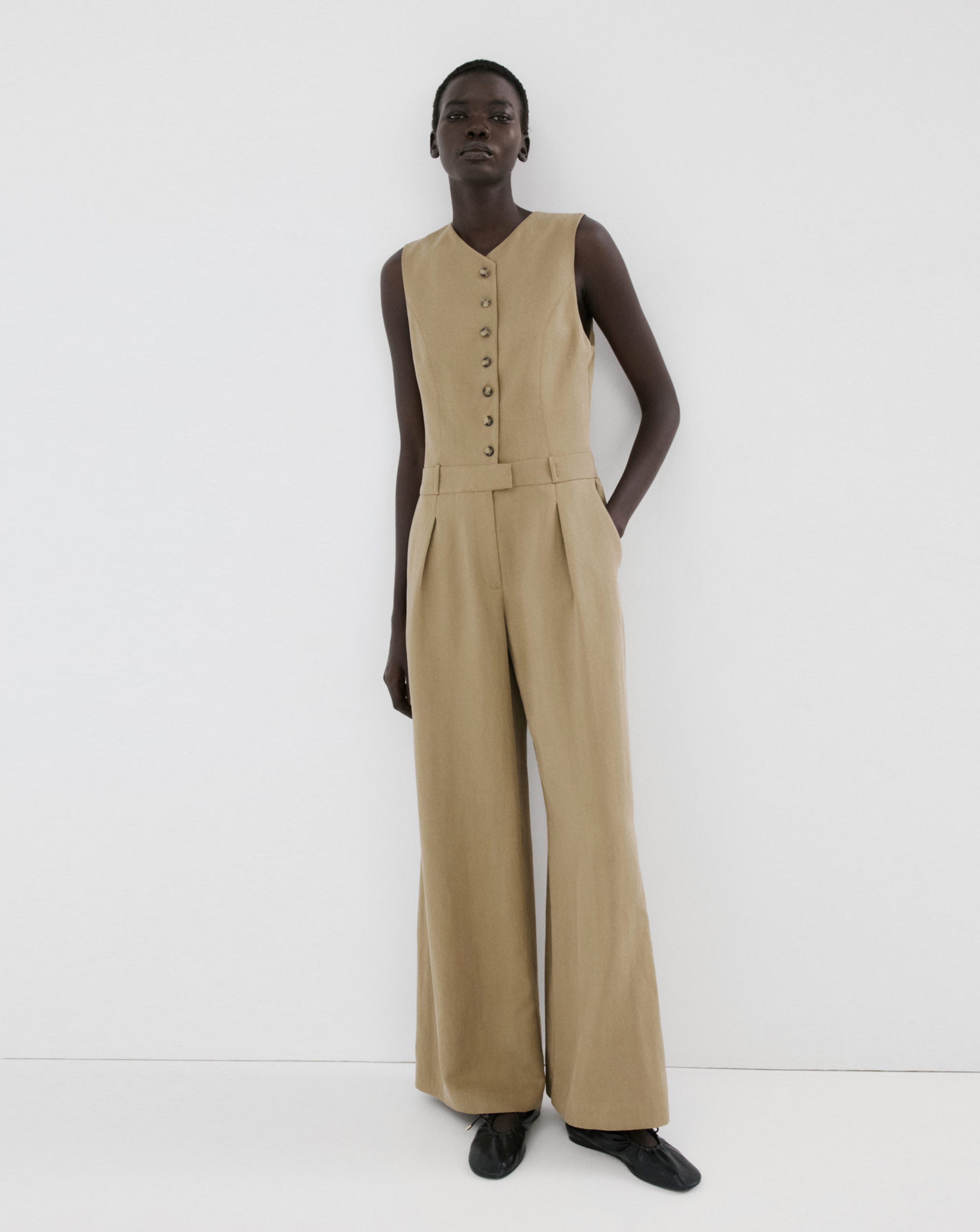 New In - Mango Lyocell Combined Jumpsuit