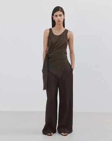 Mango High-Waisted Lyocell Trousers