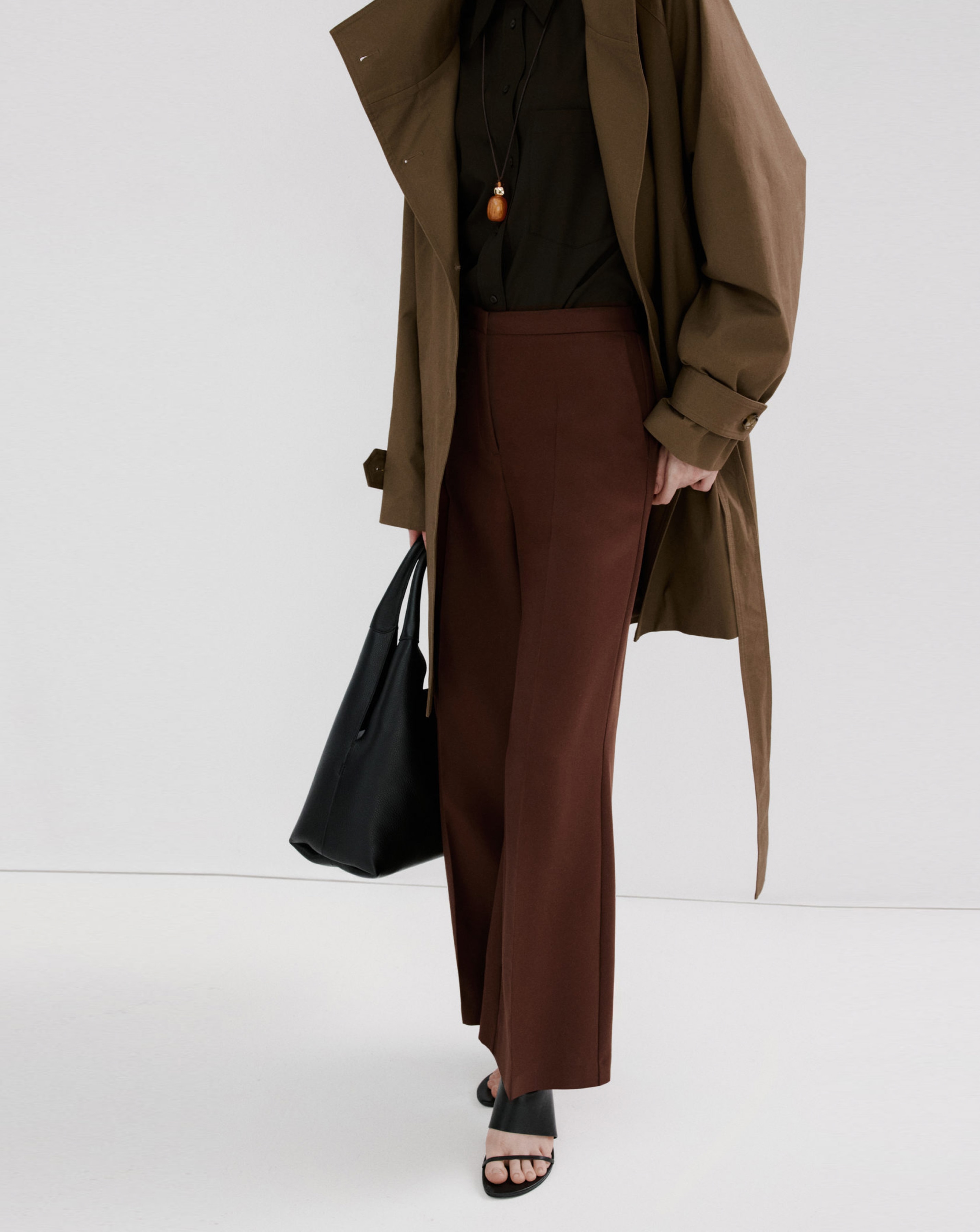New In - Mango High-Waisted Lyocell Trousers