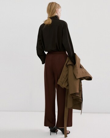 Mango High-Waisted Lyocell Trousers