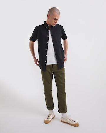 Short Sleeve Oxford Shirt Long